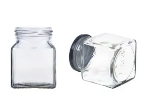 Pot de confiture carré de 314ml Twist-Off 63-2