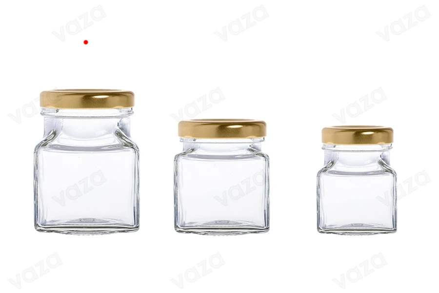 Viereckiges Glas für Marmelade 314 ml T.O 63-bildgruppe
