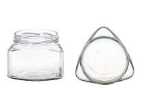 Τρίγωνο βάζο για σάλτσες, μέλι 370 ml - 42 τμχ Τρίγωνο βάζο για σάλτσες, μέλι 370 ml - 42 τμχ