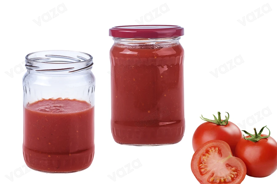 Kavanoz cilindrik për mjaltë 580 ml Facet - 72 copë Kavanoz cilindrik për mjaltë 580 ml Facet - 72 copë-imazh_grup