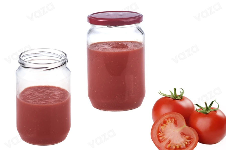 Glass round jar 720ml (for 1 kg honey) - 50 pcs-bildgruppe