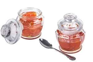 Un barattolo da 180 ml con coperchio di vetro e chiusura ermetica-3