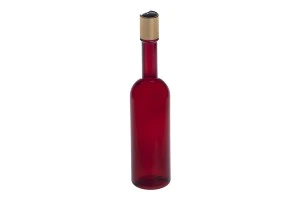Bottiglia di plastica 250 ml caramello con coperchio disc top-2