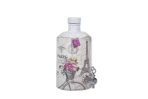 Decoupage perfume bottle with tap 500 ml *-1