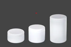 Petit pot en plastique de 500ml blanc ou transparent sans couvercle-8