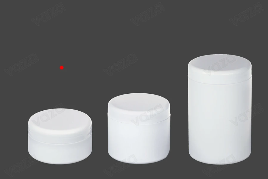 Transparent or white 250ml plastic jar without cap Transparent or white 250ml plastic jar without cap-image_group