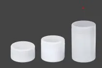 Βαζάκι πλαστικό λευκό 1000 ml - 12 τμχ