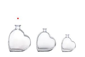 200ml heart shaped glass bottle for wedding favors-4