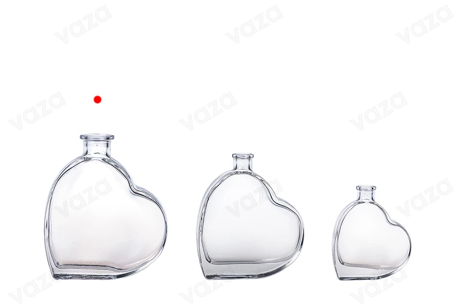 200ml heart shaped glass bottle for wedding favors-image_group
