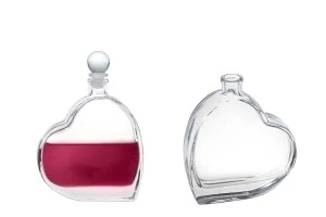 100ml heart shaped glass bottle for wedding favors-2