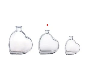 100ml heart shaped glass bottle for wedding favors-4