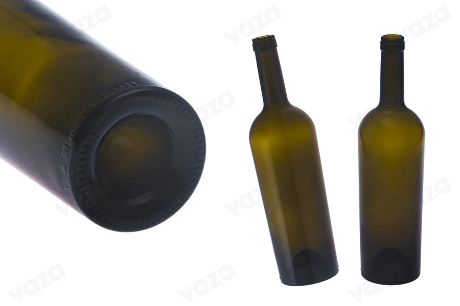 Μπουκάλι για κρασί 750 ml Conica UVAG - 32 τμχ Μπουκάλι για κρασί 750 ml Conica UVAG - 32 τμχ-εικόνα_διαστάσεις
