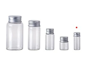 Flacon en verre de 4 ml avec bouchon en aluminium - lot de 12 pièces-6