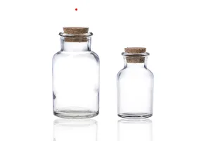 Γυάλινο μπουκαλάκι 150 ml με φυσικό φελλό-3