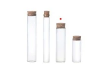Éprouvette en verre avec liège pour bonbonnière Tubes en verre avec bouchon pour mariage - baptême Éprouvette en verre avec liège pour bonbonnière Tubes en verre avec bouchon pour mariage - baptême