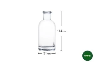 Φιάλη γυάλινη τετράγωνη 100 ml-4