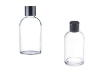 Μπουκάλι γυάλινο στρογγυλό 100ml για λικέρ ή δειγματισμό ελαιολάδου (PP20)