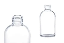 Μπουκάλι γυάλινο στρογγυλό 100ml για λικέρ ή δειγματισμό ελαιολάδου (PP20)