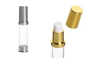 Tube acrylique airless pour crème de 10 ml