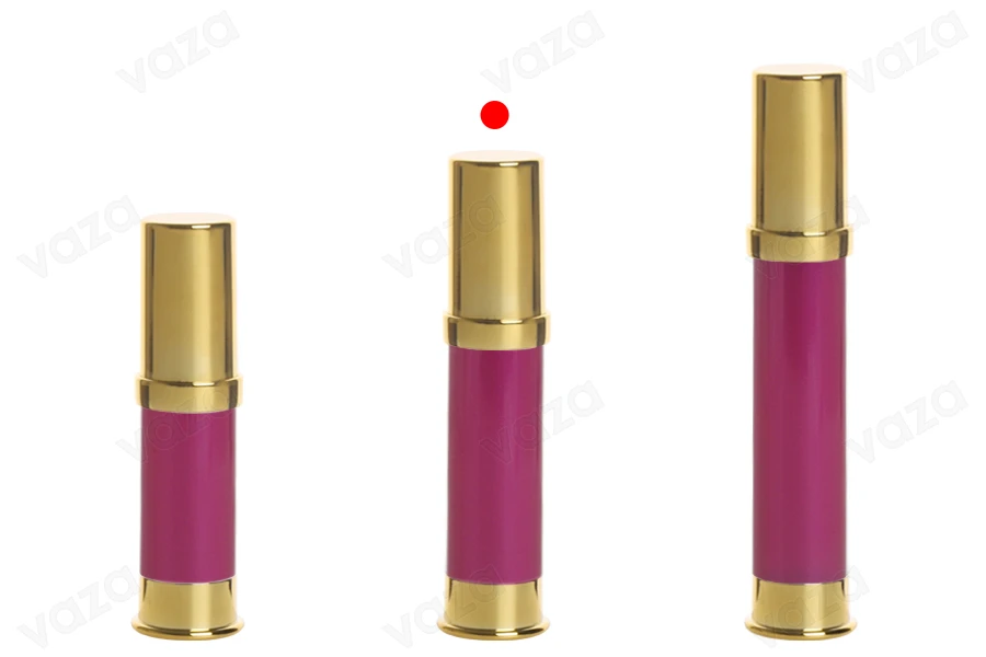 Tube en acrylique airless de 10 ml pour crème - 12 pcs Tube en acrylique airless de 10 ml pour crème - 12 pcs-photo_groupe