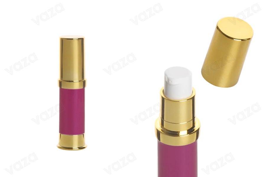 Σωληνάριο airless 5 ml ακρυλικό για κρέμα - 12 τμχ-εικόνα_προϊοντική