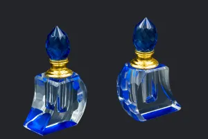 Flacon en cristal de 5 ml avec bouchon et aiguille en cristal en 3 couleurs-3