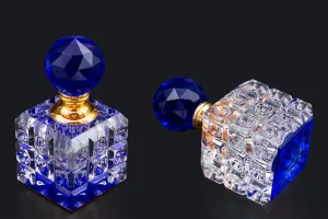 Flacon en cristal de 8 ml avec bouchon et aiguille en cristal en 4 couleurs-5