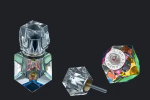 Flacon en cristal de 5 ml avec aiguille et bouchon en cristal-1