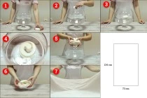 Magic towel - compressed - for bath or beach Magic towel - compressed - for bath or beach