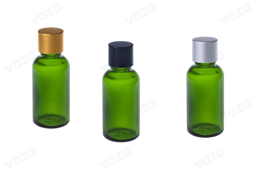 Elegant aluminum cap (UV) - PP18 - with liner in various colors (MAT)-image_group