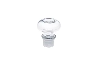 Oval glass stopper-curved f 19.5-1