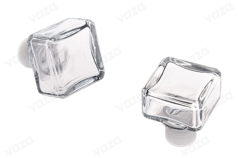 Bouchon carré en verre F 25-