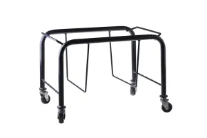 Base de support métallique avec roues pour les paniers en plastique-3