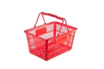Πλαστικό καλάθι χειρός σε χρώμα κόκκινο 45x32x23 cm Πλαστικό καλάθι χειρός σε χρώμα κόκκινο 45x32x23 cm