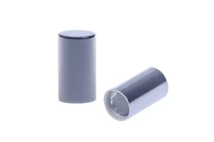 Bouchon en aluminium argenté pour le spray « Crimp ».-2
