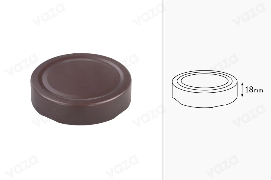 Capsula extra deep T.O. 70 in colore marrone senza 