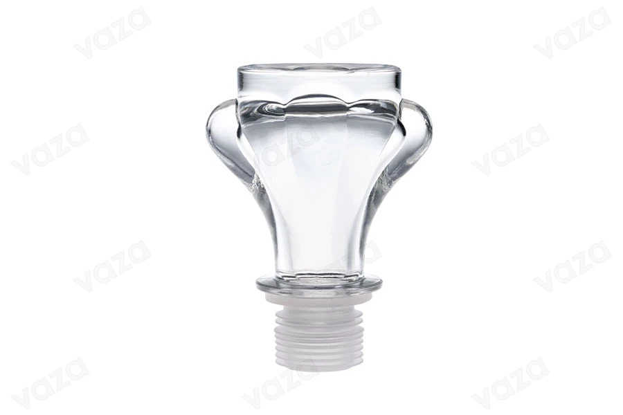 Bouchon en verre F 25 en forme d’orchidée-photo_produit