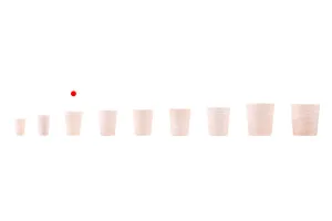 Liège conique en silicone aux dimensions 24,5 x 18,5/13,4 mm - pour F 16-5