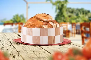 Wooden round basket 168x60 mm-6