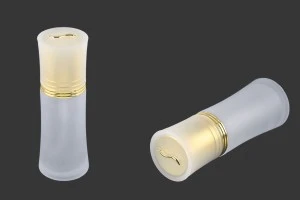50ml frosted glass bottle for creams with cap and pump-9