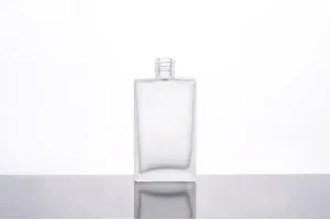 Flacon de parfum carré de 60 ml en verre sablé (18/415)-2