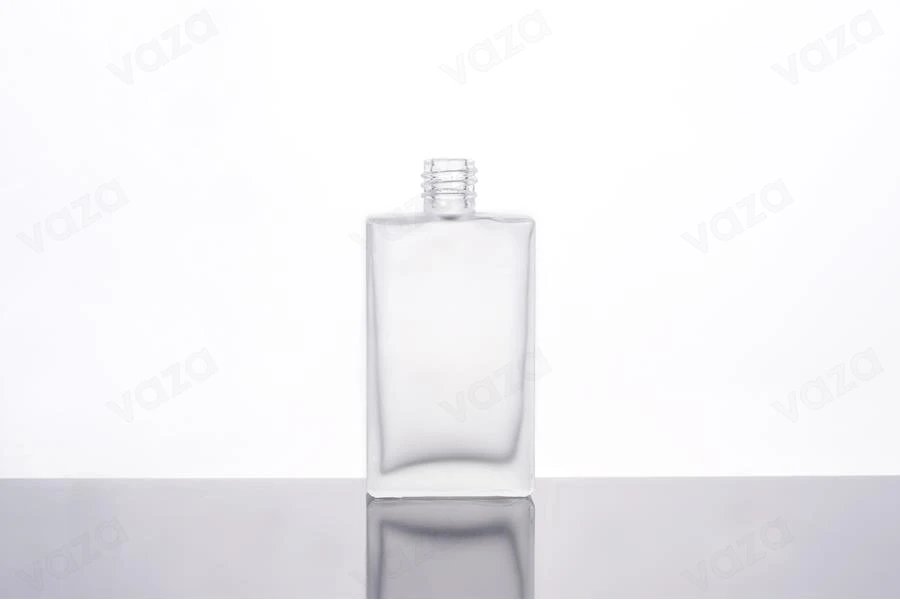 Viereckiges Parfüm Flakon 60ml edelmattiert, 18/415-bildabmessungen