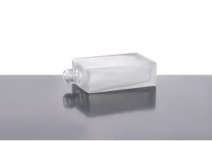 Flacon de parfum carré de 60 ml en verre sablé (18/415)-3