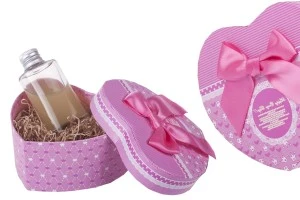 Boîte en papier avec nœud de ruban en forme de cœur – lot de 3 pièces (S-M-L)-2