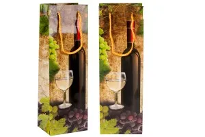 Sacs d'emballage en papier pour les bouteilles de vin-7