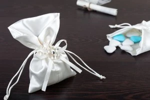 Satinsäckchen für Gastgeschenke, Mandelbonbons, Schmuckstücke, Geschenkbeutel-2