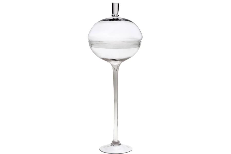 Bocal en verre couvercle pour couvrir la nourriture et la décoration