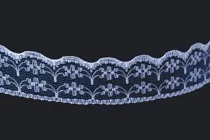 Dentelle en polyester avec une largeur de 21 mm - 10 mètres