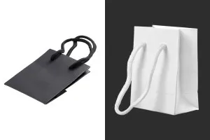 Borsa da regalo in carta da 80x50x110 mm con cordino – 20 pz-3