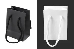 Borsa da regalo in carta da 80x50x110 mm con cordino – 20 pz-1